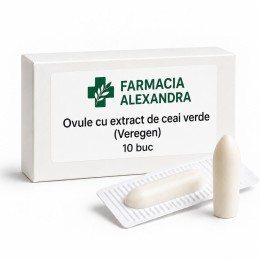 Ovule cu extract de ceai verde, 10 buc, Farmacia Alexandra