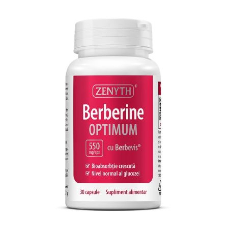 Zenythr Berberine Optimum, 30 capsule, Zenyth | Farmacia Alexandra