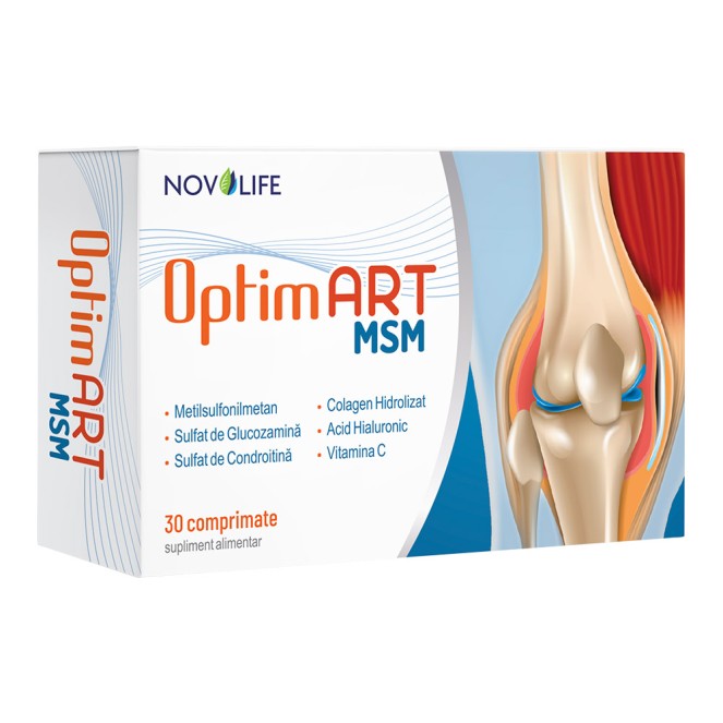 Novolife Optimart Msm, 30 Comprimate, Novolife – Articulatii si sistem osos ...